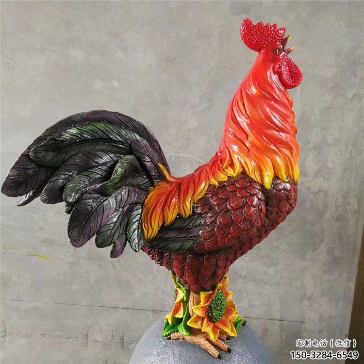 小區小雞雕塑，抽象系列，網格工藝