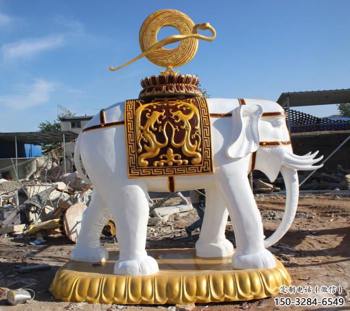 酒店小象雕塑，迪士尼主題，噴漆工藝