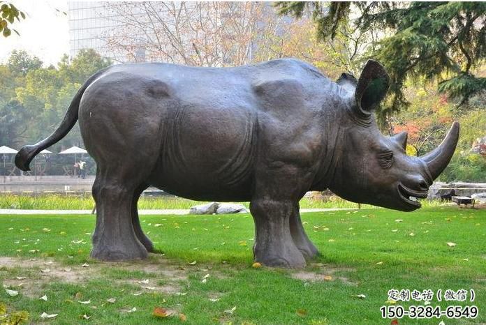 步行街小牛雕塑，景觀主題，古銅工藝