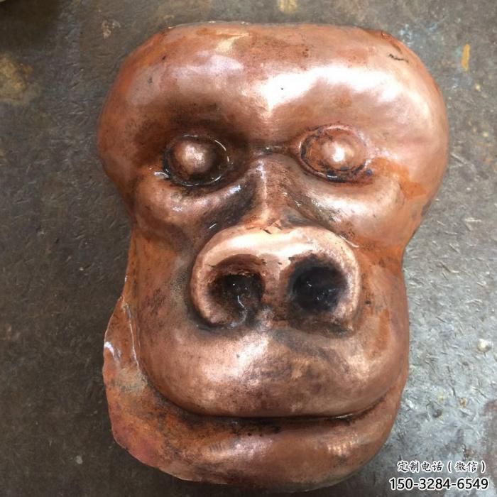 校園猩猩雕塑，動物題材，仿古工藝