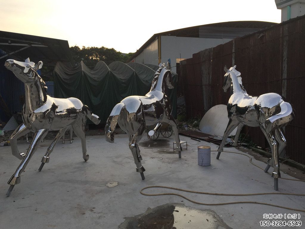 城市戰馬雕塑，音樂擺件，噴砂工藝