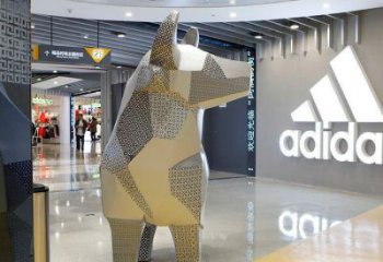 小區小牛雕塑，仿真主題，彩繪工藝