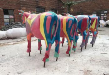 城市小牛雕塑，音樂擺件，噴砂工藝