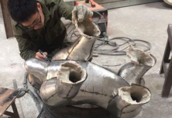 步行街猩猩雕塑，景觀主題，鍛造工藝