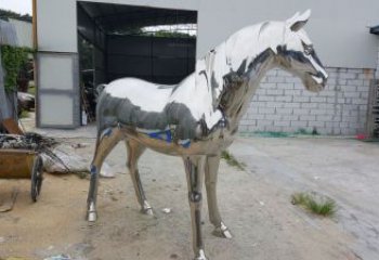 園林戰馬雕塑，文化標識，電鍍工藝