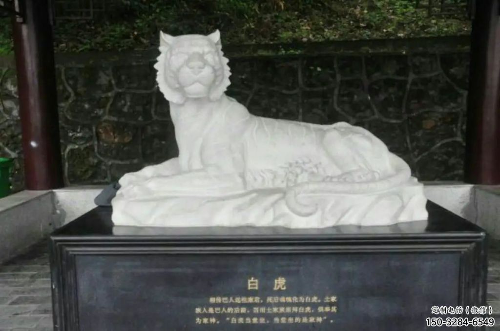 街道白虎雕塑，鑄銅農(nóng)耕雕塑，古銅效果