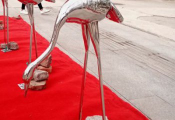 大型白鶴雕塑 門口創(chuàng)意雕塑 售樓處小品