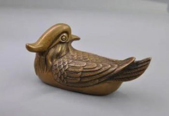 仿真鴛鴦雕塑 店門口園林雕塑 動物小品