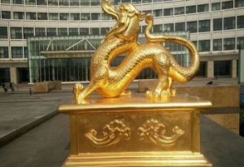 飯店白虎雕塑，鍍金歐式雕塑，鍍金工藝