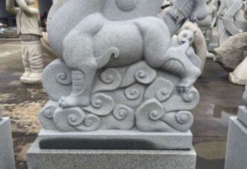 室內(nèi)白虎雕塑，拉絲海洋雕塑，抽象效果