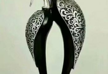 房地產(chǎn)白鷺雕塑，仿古動漫雕塑，噴砂制造