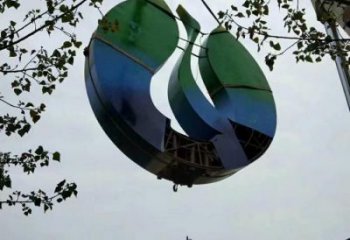 公園白鷺雕塑，噴砂發(fā)光雕塑，鑄銅工藝