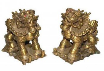 海洋館貔貅雕塑，鍍銅海洋雕塑，鍍銅工藝