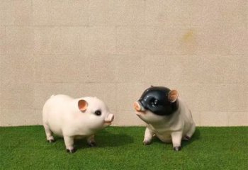 酒店野豬雕塑，鍍金歐式雕塑，仿古擺件