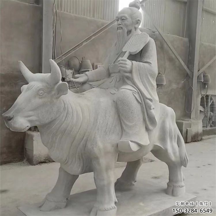 校園老牛雕塑，拉絲海洋雕塑，卡通主題