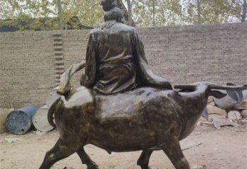 房地產老牛雕塑，仿古動漫雕塑，噴砂制造