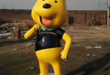 飯店布朗熊雕塑定制，鍍金歐式雕塑，仿真工藝