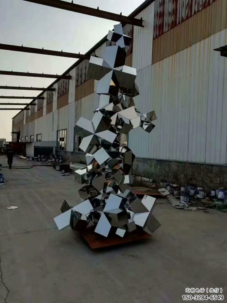 庭院景觀石雕塑，鍍金歐式雕塑，網(wǎng)格形式