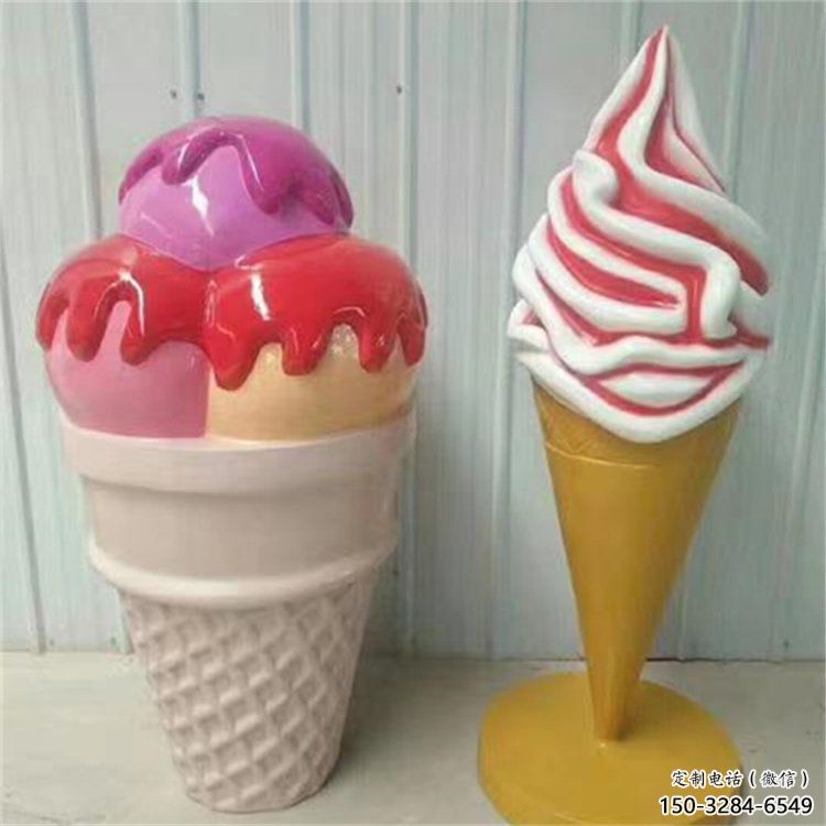 酒店冰淇淋雕塑，鍍金歐式雕塑，仿古擺件