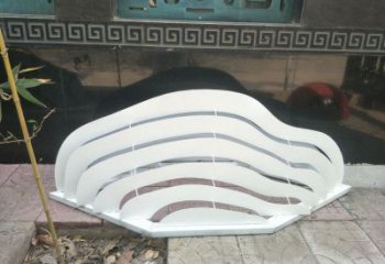 冷飲店景觀雕塑，鍍銅假山雕塑，鏡面工藝