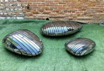 室內景觀石雕塑，拉絲景觀雕塑，抽象效果