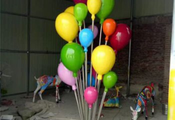 房地產(chǎn)氣球雕塑，仿古景觀雕塑，噴砂制造