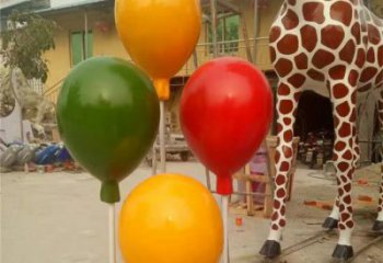 氣球雕塑，鏤空景觀雕塑，抽象效果