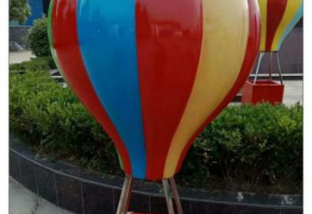 操場氣球雕塑，鏤空景觀雕塑，噴砂制造