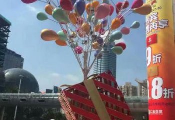 創(chuàng)意氣球雕塑 園林氣球雕塑 豐收主題擺件