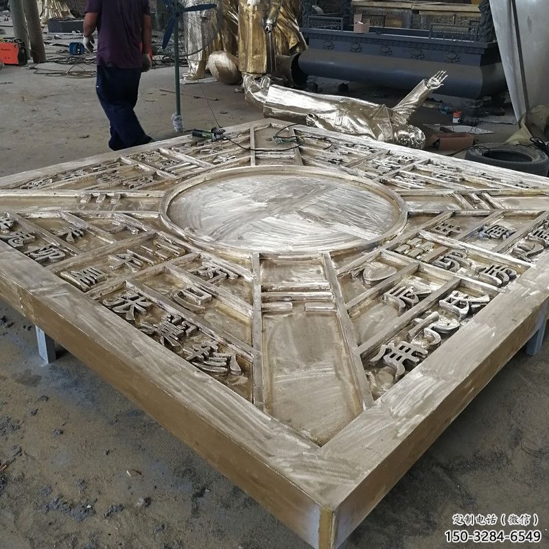 景觀館渾天儀雕塑，鍍銅景觀雕塑，鍍銅工藝