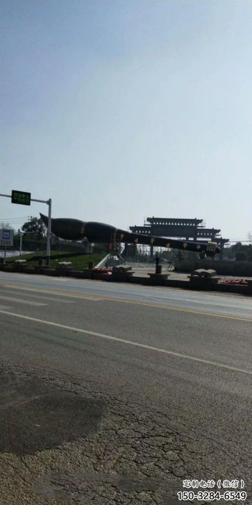 大型毛筆雕塑，鍍銅景觀雕塑，鏡面工藝