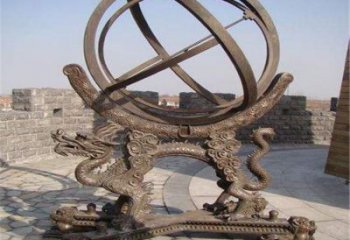 室內渾天儀雕塑生產，拉絲景觀雕塑，抽象效果