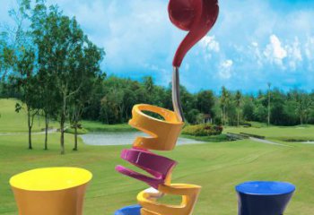 室內茶壺雕塑，拉絲景觀雕塑，抽象效果