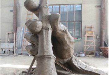 景區毛筆雕塑，鍍金歐式雕塑，鐵藝材質