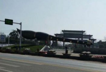 大型毛筆雕塑，鍍銅景觀雕塑，鏡面工藝