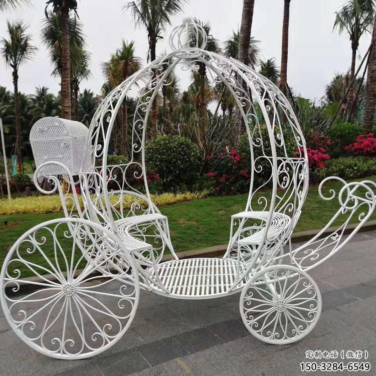 鏤空馬車雕塑 廣場民俗雕塑 門口小品