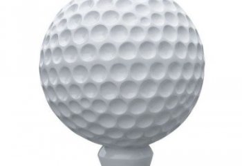 園林保齡球雕塑，噴漆景觀雕塑，體育形式