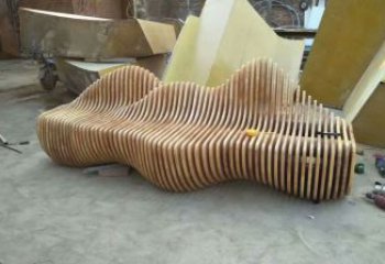 坐凳雕塑，抽象景觀雕塑，廣場(chǎng)擺件