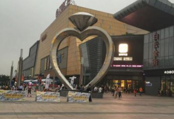 酒店戒指雕塑 景觀美陳小品 現代雕塑