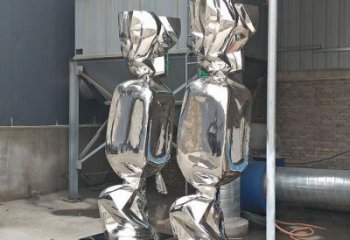 草地糖果雕塑 現代校園小品 大型雕塑