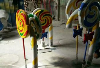 房地產(chǎn)糖果雕塑 現(xiàn)代景觀擺件 幾何雕塑