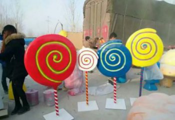 酒店糖果雕塑 景觀美陳小品 現(xiàn)代雕塑