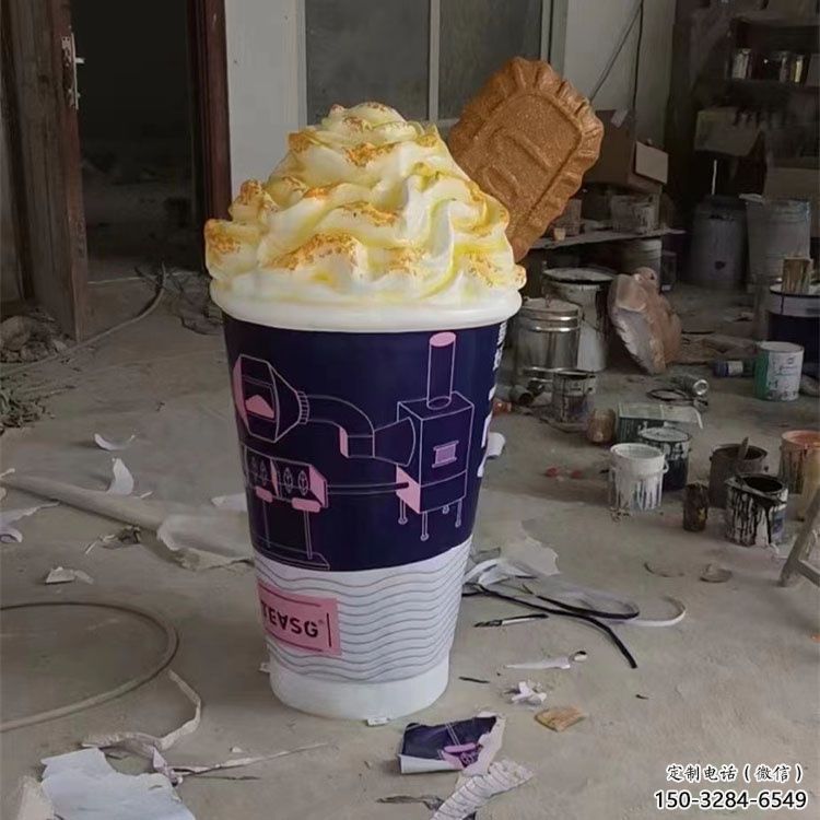 仿古雪糕雕塑 騰飛草地小品 房地產(chǎn)雕塑