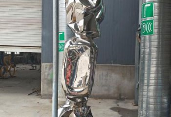 烤漆棒棒糖雕塑 鋼管景觀小品 室內(nèi)雕塑
