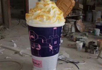 仿古雪糕雕塑 騰飛草地小品 房地產雕塑