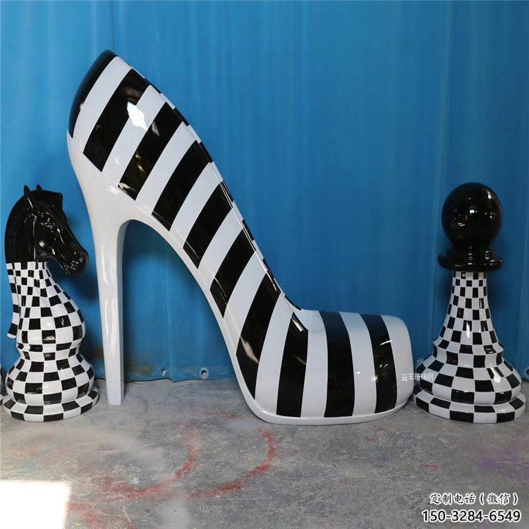 高跟鞋雕塑 歐式步行街小品 大型商場雕塑