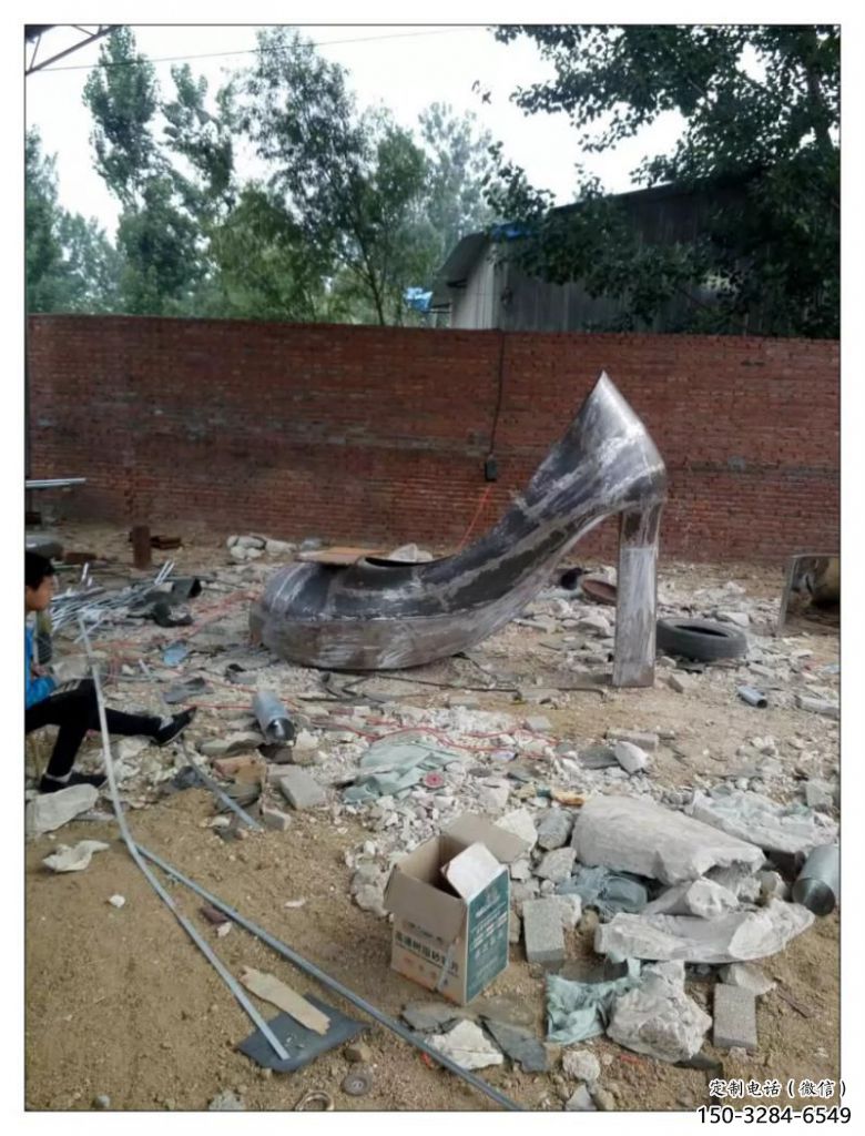 景觀高跟鞋雕塑 剪影景觀小品 商業街雕塑