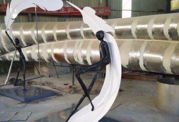 公園羽毛雕塑 鏡面公園擺件 景觀場(chǎng)雕塑