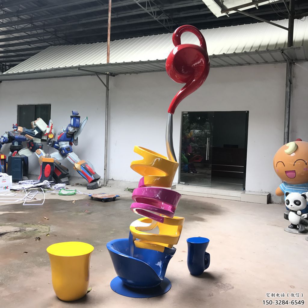 步行街懸壺雕塑 游樂場景觀小品 鑄造雕塑