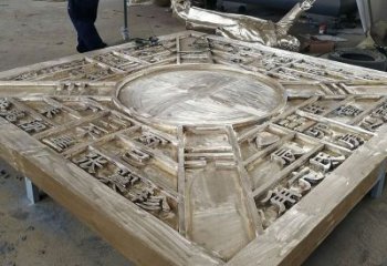 景觀地動儀雕塑，鍍銅景觀雕塑，鍍銅工藝